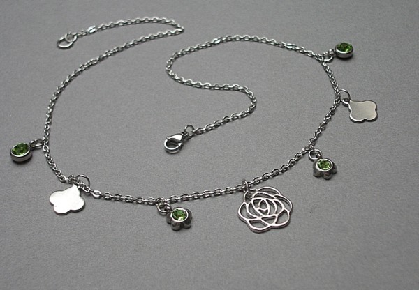 Alloys Collection - choker Line /pistacje/