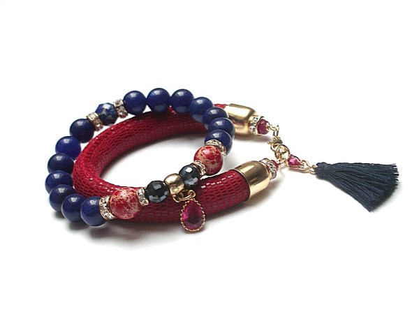 Strap - Red and navy blue vol. 3 /19.12.2017/ duo