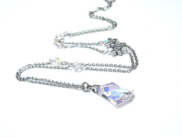 Alloys Collection /crystal flower/ - naszyjnik