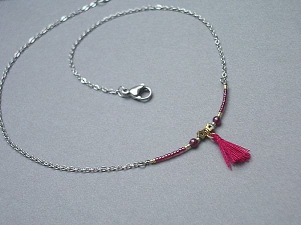 Alloys Collection - boho /carmine/ choker