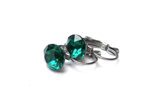 Alloys Collection /emerald/ - kolczyki