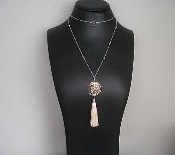 Alloys Collection - rose gold filigree - naszyjnik