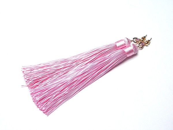 MAXI BOHO Tulip /pink/ 16.02.18 - kolczyki