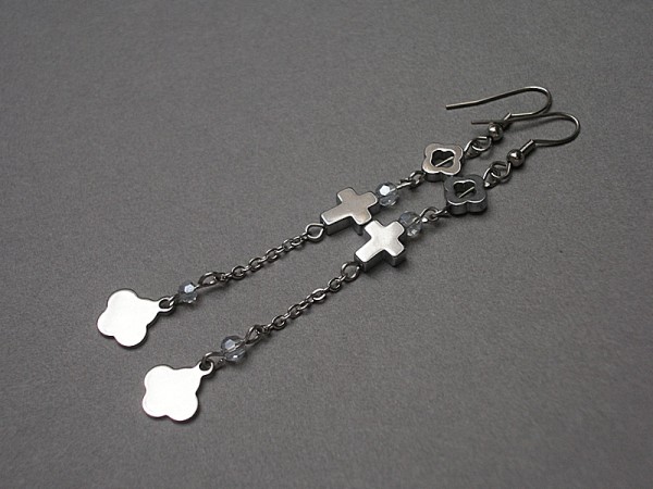 Alloys Collection /cross/ - kolczyki