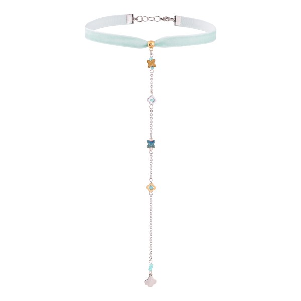 Alloys Collection - choker /mint/ - naszyjnik