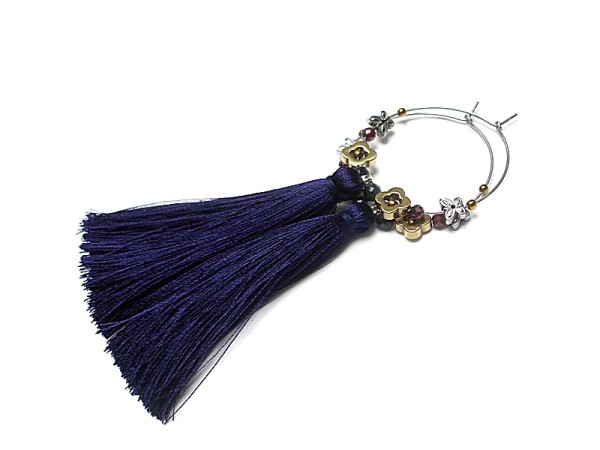 Alloys Collection /boho/ navy - kolczyki