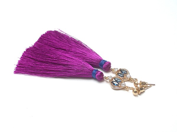 BOHO - radiant orchid /22.03.18/ - kolczyki