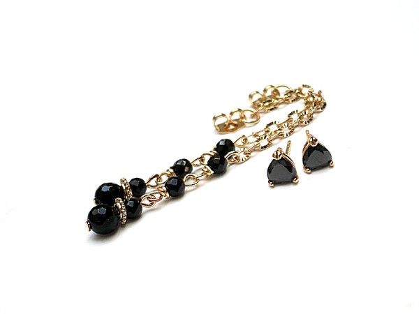 Heart - black /09.05.18/ - kolczyki