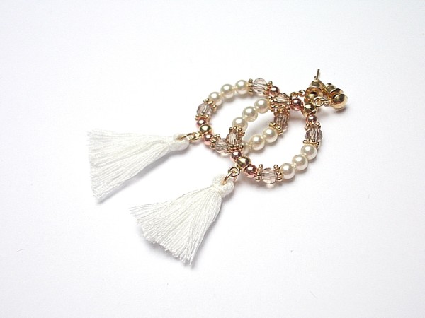 Wianki boho /pearls vol. 2/ - kolczyki