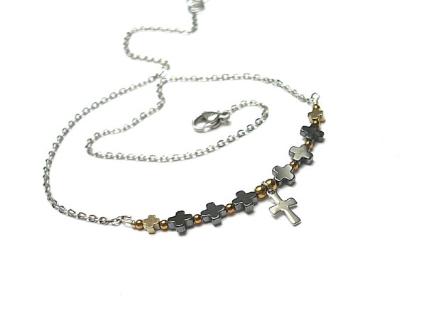 Alloys Collection - Line /cross/ - choker