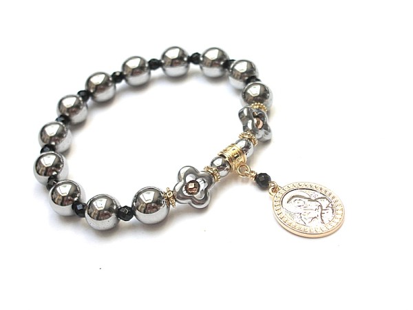 Santa vol. 5 /silver - gold/ - bransoletka