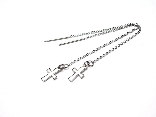 Alloys Collection /long/cross - kolczyki