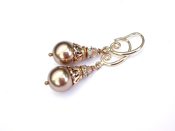 Cappuccino pearls vol. 2 /13.07.18/ - kolczyki