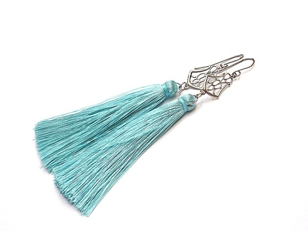 Alloys Collection /boho/ blue sky - kolczyki