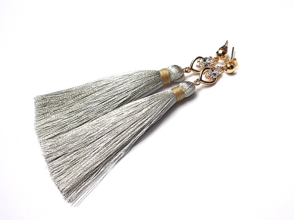 Boho /l. grey/ 17.09.18/ - kolczyki