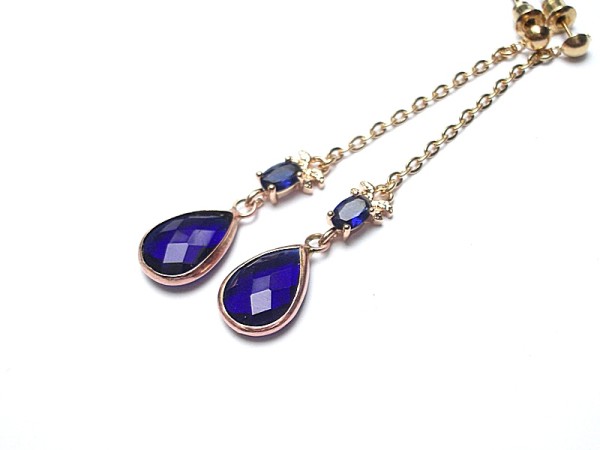 Sapphire tears /04.10.18/ - kolczyki