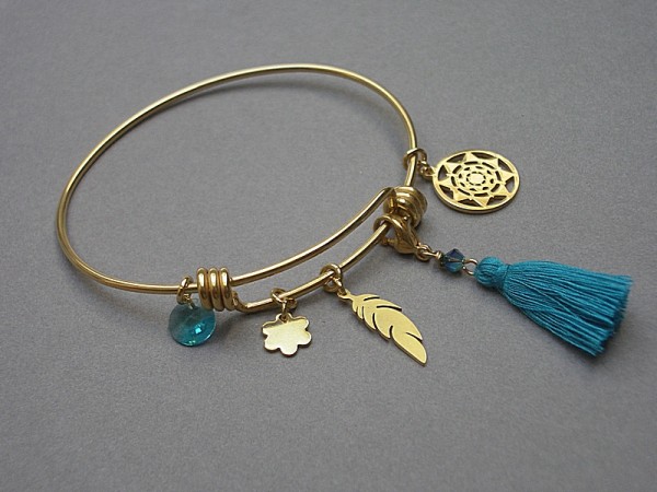 Alloys Collection - Gypsy /turkus/ - bransoletka
