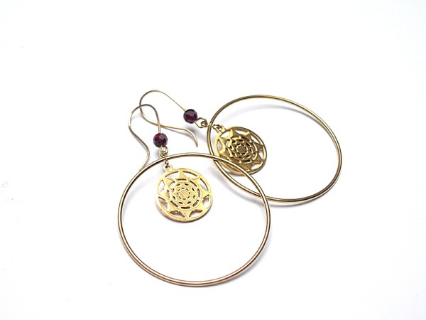 Alloys Collection /rosette/ circle - kolczyki