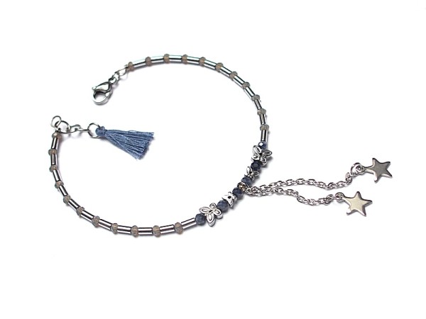 Alloys Collection /sapphire star/ - bransoletka