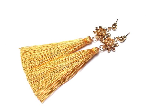 Boho - Flower /słoneczniki/ - kolczyki