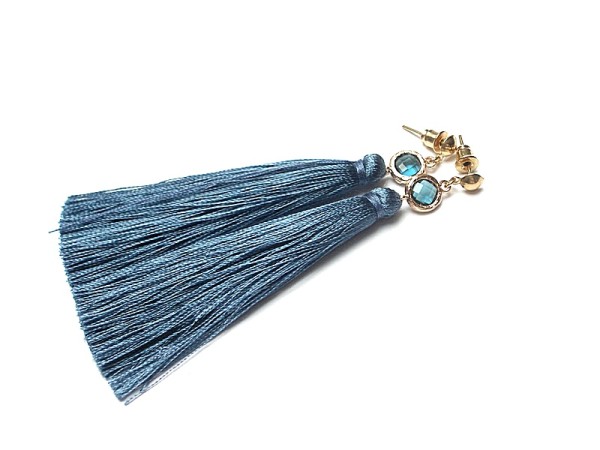 Boho /denim/ vol. 7 - kolczyki