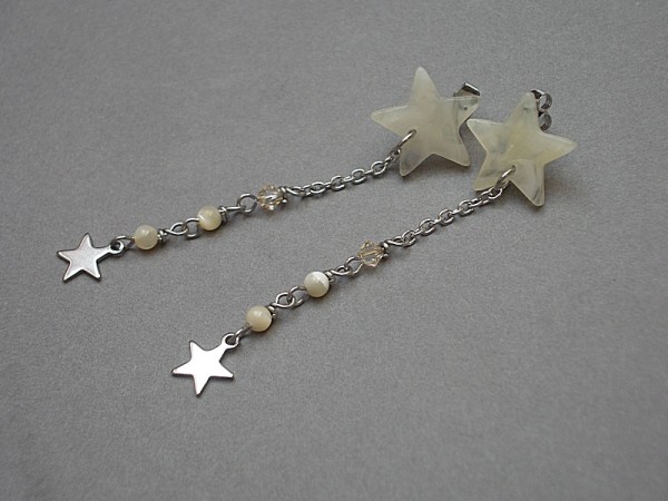 Alloys Collection /ecru star vol. 2/ - kolczyki