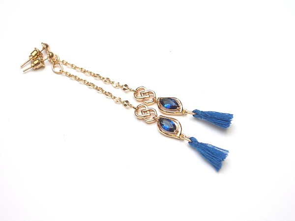 Boho - troki /sapphire/ vol. 2 - kolczyki