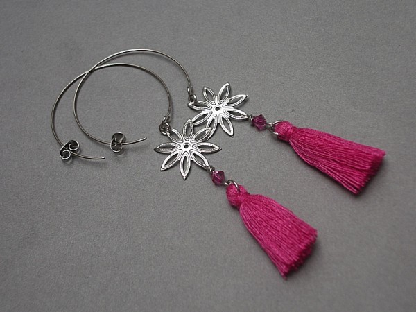 Alloys Collection - koła /flower/ hot pink