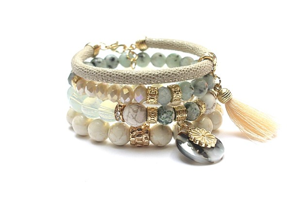 Mint and ivory /28.06.19/ - set