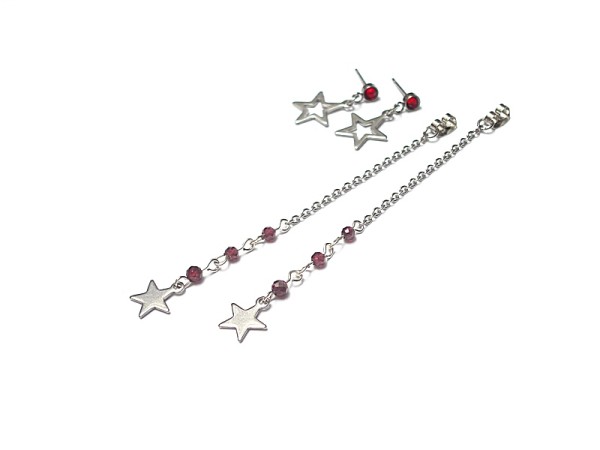 Alloys Collection /star double/ vol. 3 - kolczyki