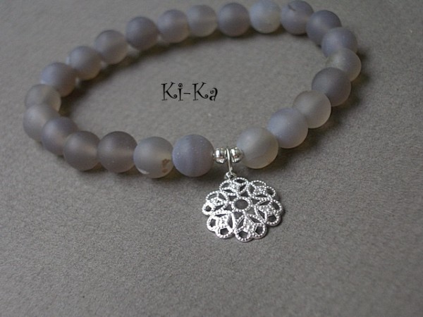 PEACH AND GREY 1a - BRANSOLETKA