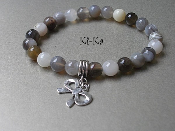 PEACH AND GREY 2a - BRANSOLETKA