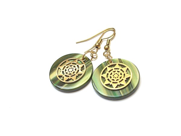 Alloys Collection /bambus -rosette/ - kolczyki