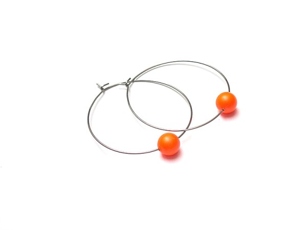 Alloys Collection /one pearl/ neon orange