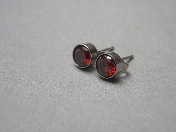 Alloys Collection /cyrkonie -ginger/ - kolczyki