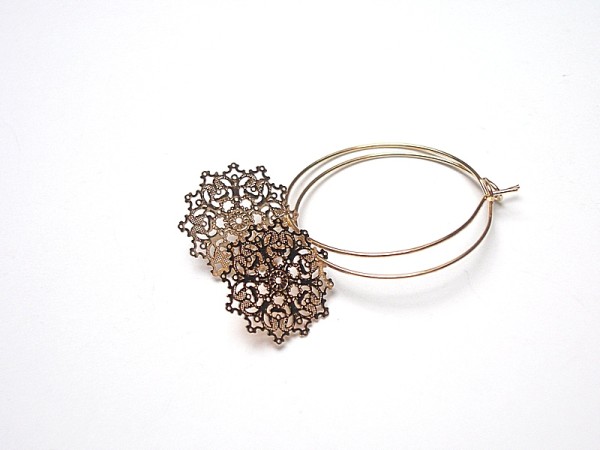 Gold rosette vol. 2 /19-09-19/ - kolczyki 
