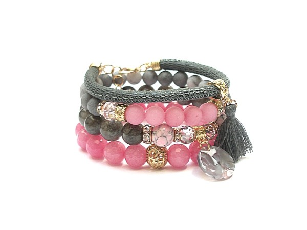 Pink candy and grey /01-10-19/ - set