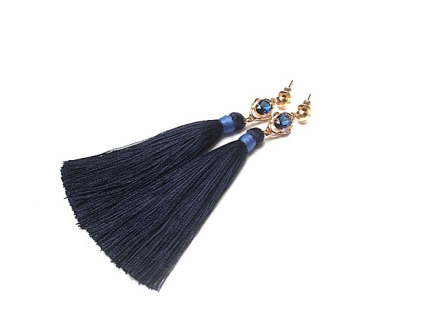 Boho /navy/vol. 4 - kolczyki
