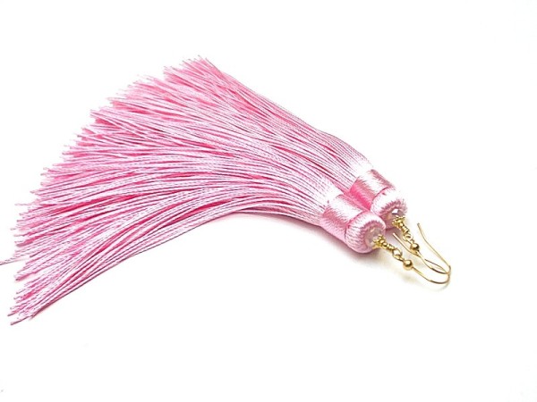 MAXI BOHO /pink/ - kolczyki