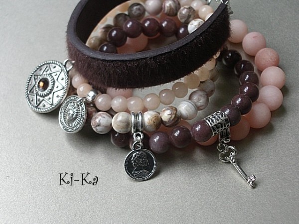 NUDE AND BROWN SET