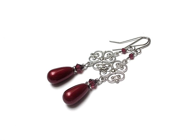 Alloys Collection /pearls rosette vol. 3/ burgund