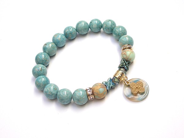 Mint flower /25-03-20/ - bransoletka