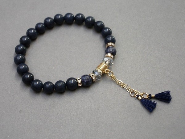 Navy blue  /troki/  vol. 2 - bransoletka