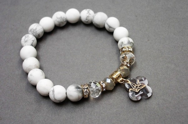 Marble /koniczynka vol. 2 /16-08-20/ - bransoletka