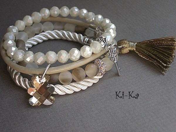 CHAMPAGNE SET - BRANSOLETKI