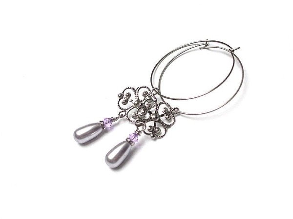 Alloys Collection - koła /pearl rosette/ mauve