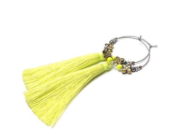 Alloys Collection /boho/ citron - kolczyki