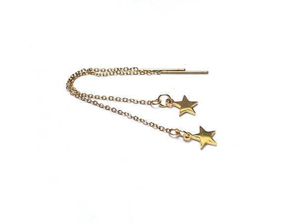 Alloys Collection /star/ long - kolczyki