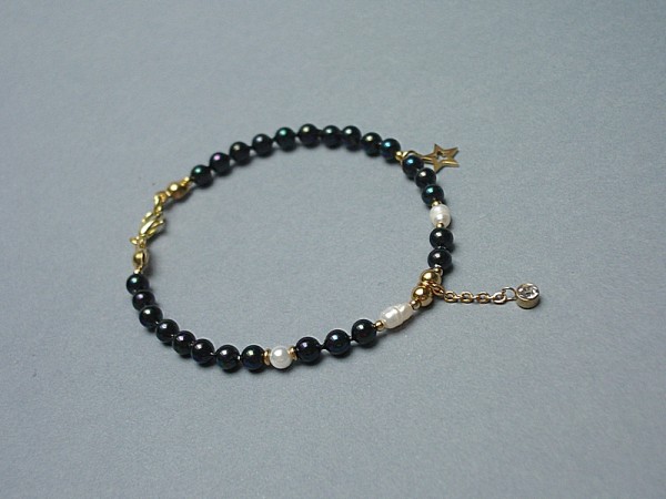 Pearls /navy blue / perły naturalne vol. 1