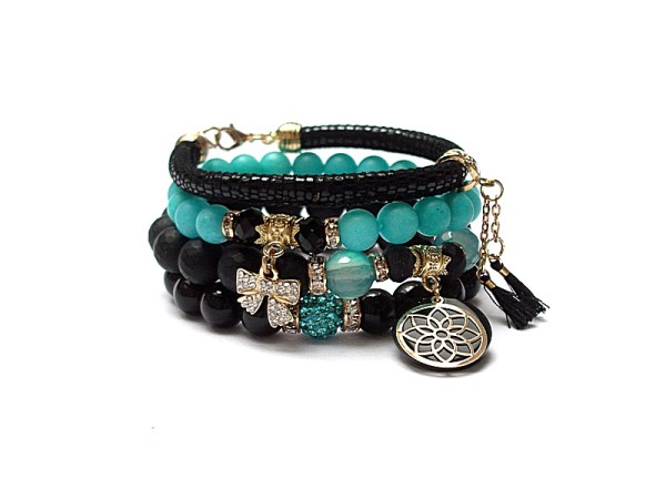 Black and  turquoise /31.08.21/ -  set